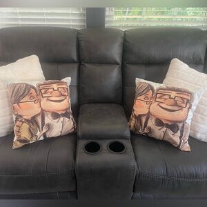 NWOT Pixar’s “UP” Carl & Ellie Throw Pillows (Set of 2)